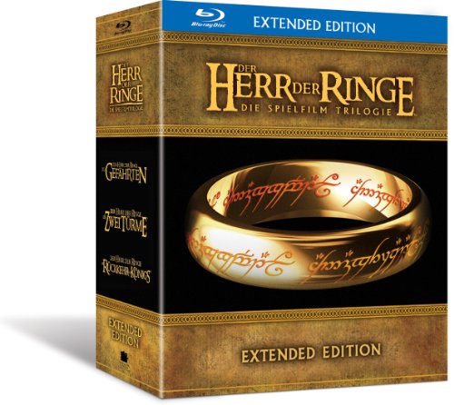 Blu-ray - Der Herr der Ringe - Die Spielfilm Trilogie (Extended Edition) [Blu-ray]