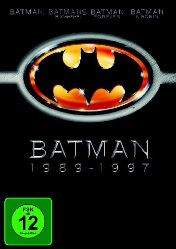 DVD - Batman 1989-1997 (Batman / Batmans Rückkehr / Batman Forever / Batman & Robin)