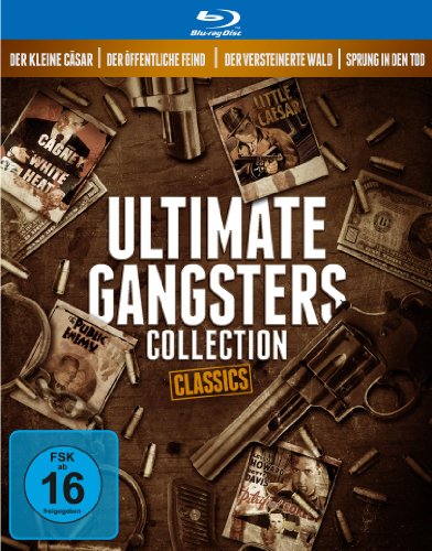 Blu-ray - Ultimate Gangsters Collection Classics (Der kleine Cäsar / Der öffentliche Feind / Der versteinerte Wald / Sprung in den Tod)