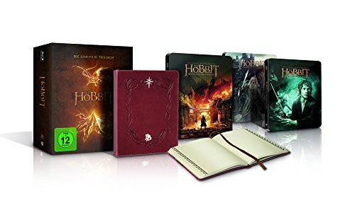  - Die Hobbit Trilogie (3 Steelbooks + Bilbo's Journal) [Blu-ray] [Limited Edition]