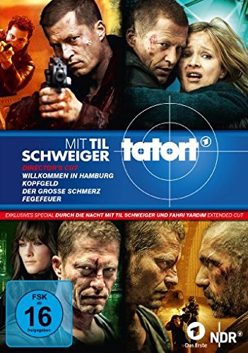 DVD - Tatort: Hamburg - Til Schweiger Box (Director's Cut) (4 Filme) / Durch die Nacht mit... (Extended Cut) (1 Doku)