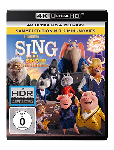 Blu-ray - Sing - Die Show deines Lebens Ultra HD ( Blu-ray) (Sammeledition)