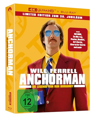 Blu-ray - Anchorman - Die Legende von Ron Burgundy Ultra HD (Limited Edition)