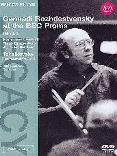 Rozhdestvensky , Gennadi - Gennadi Rozhdestvensky At The BBC Proms - Glinka: Ruslan And Lyudmila; Three Dances From A Life For The Tsar /Tchaikovsky: The Nutcracker Act II (DVD)