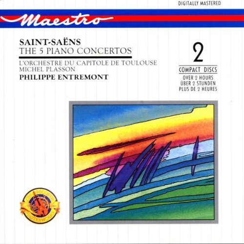 Saint-Saens , Camille - The 5 Piano Concertos (Plasson, Entremont)