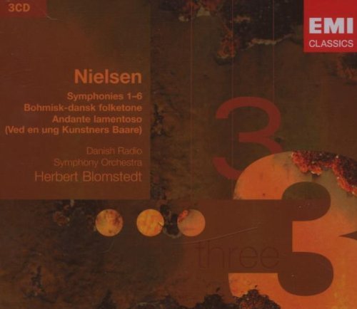 Nielsen , Carl - Symphonies 1-6 / Bohmisk-Dansk Folketone / Andante Lamentoso (Ved En Ung Kunstners Baare) (Blomstedt)