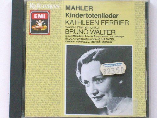 Mahler , Gustav - Kindertotenlieder (Ferrier, Walter, WP)