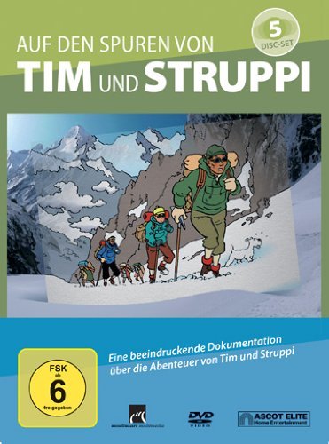  - Auf den Spuren von Tim und Struppi (5 DVDs + Booklet)