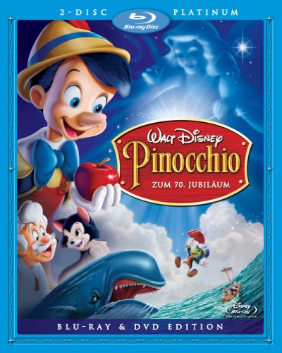 Blu-ray - Pinocchio (Platinum Edition) (Disney)