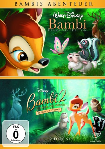  - Bambi, Diamond Edition / Bambi 2 - Der Herr der Wälder, S.E. [2 DVDs]