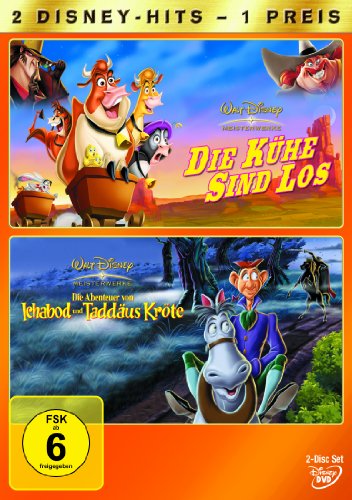 DVD - Die Kühe sind los / Die Abenteuer von Ochabod und Taddäus Kröte (Disney) (2 Disney-Hits - 1 Preis)