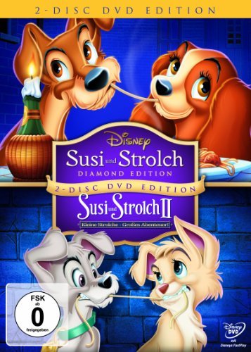 DVD - Susi und Strolch / Susi und Strolch II - Kleine Strolche, großes Abenteuer [2 DVDs]