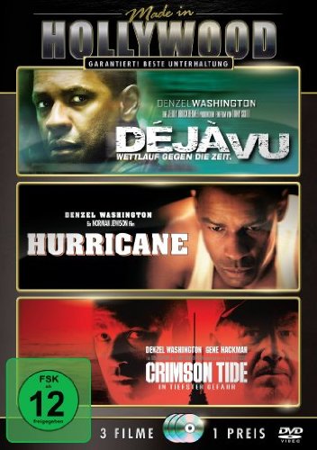  - Déjà Vu - Wettlauf gegen die Zeit / Hurricane / Crimson Tide - In tiefster Gefahr [3 DVDs]