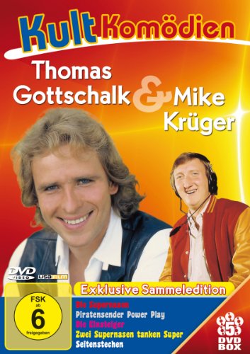  - Kultkomödien mit Thomas Gottschalk & Mike Krüger - 5DVD-Sammeledition (Die Supernasen, Piratensender Powerplay, Die Einsteiger, Zwei Nasen tanken super, Seitenstechen)