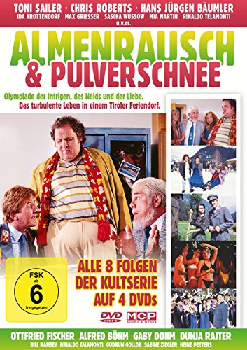 DVD - Almenrausch & Pulverschnee (4 DVDs) - Alle 8 Folge der Kultserie auf 4 DVDs