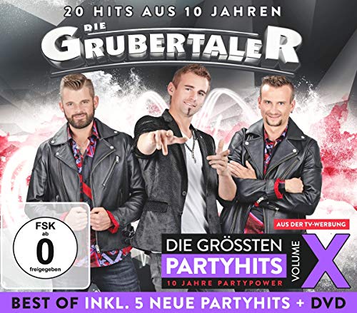 Die Grubertaler - Das Beste aus 10 Jahren Party - Vol. X - inkl. DVD