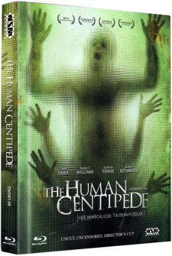  - Human Centipede - Der menschliche Tausendfüssler - Uncut (5 Minuten längere Fassung) [Blu-ray+2 DVD] Mediabook [Limited Collector's Edition] [Director's Cut]