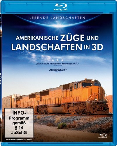  - Amerikanische Züge und Landschaften in 3D [3D Blu-ray]