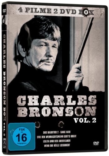 DVD - Charles Bronson 2 (4 Filme 2 DVD Box) (Das Raubtier 2 / Und den Weihnachtsmann... / Lolita und der Amerikaner / Wenn die Hölle losbricht)