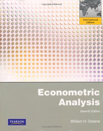  - Econometric Analysis