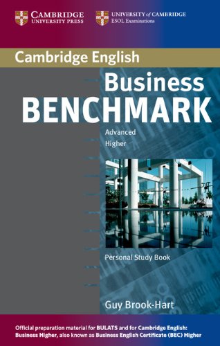  - Business Benchmark Advanced Higher: Personal Study Book