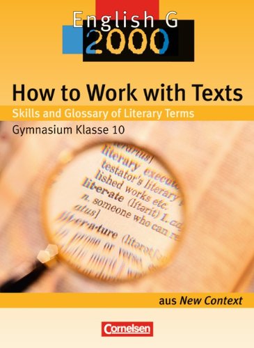 Cornelsen - How to Work with Texts