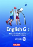  - English G 21 - Ausgabe A 3. 7. Schuljahr. Workbook mit CD