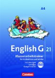  - English G 21 - Ausgabe A: Band 4: 8. Schuljahr - Workbook mit CD