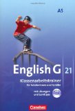  - English G 21 - Ausgabe A: Band 5: 9. Schuljahr - 6-jährige Sekundarstufe I - Vokabeltaschenbuch