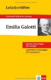  - Interpretationshilfe Deutsch: Gotthold Ephraim Lessing - Emilia Galotti