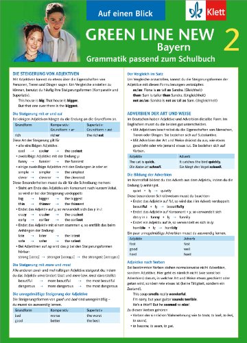  - Green Line New Bayern 2 Grammatik passend zum Schulbuch