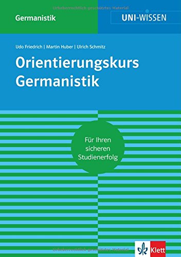  - Orientierungskurs Germanistik