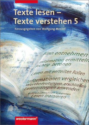  - Deutsch Lernhilfen - Sekundarstufe I: Texte lesen - Texte verstehen: Arbeitsheft 5