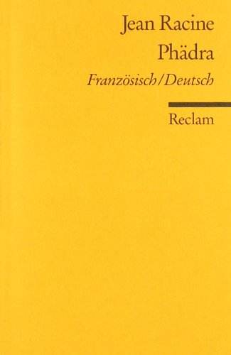  - Phädra: Franz. /Dt.: Tragödie in fünf Aufzügen