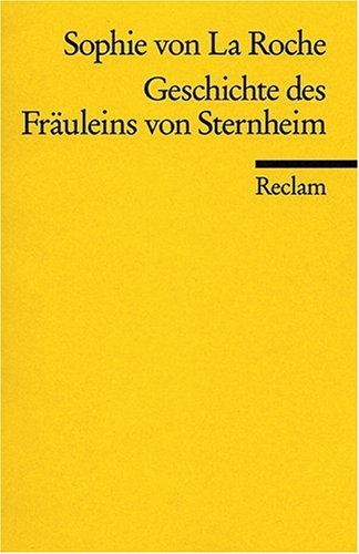  - Geschichte des Fräuleins von Sternheim