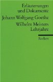  - Wilhelm Meisters Lehrjahre