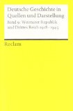  - Deutsche Geschichte in Quellen und Darstellung / Kaiserreich und Erster Weltkrieg. 1871-1918: BD 8