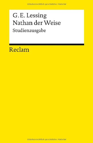  - Nathan der Weise: Studienausgabe