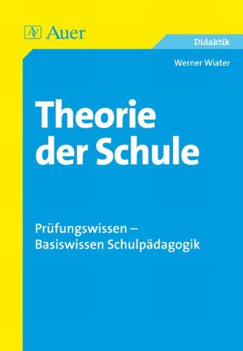  - Theorie der Schule