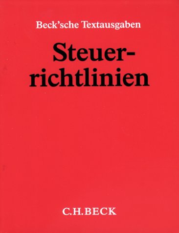  - Steuerrichtlinien 2010 (ohne Fortsetzungsnotierung)