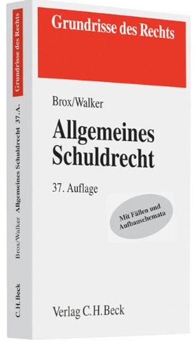  - Allgemeines Schuldrecht