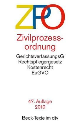  - Zivilprozeßordnung. ZPO