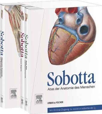  - Sobotta: Atlas der Anatomie des Menschen. 3 Bände und Tabellenheft