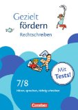  - 7./8. Schuljahr - Grammatik: Verben, Präpositionen, Satzglieder, Sätze. Arbeitsheft mit Lösungen und Tests