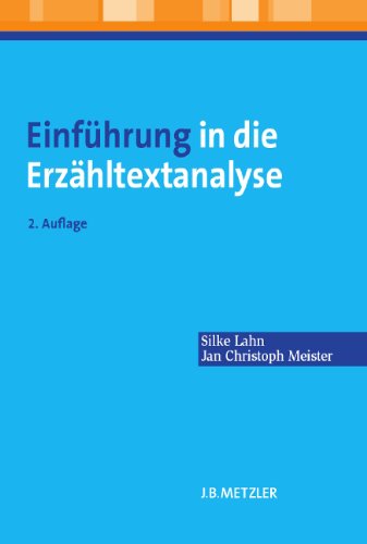  - Einführung in die Erzähltextanalyse