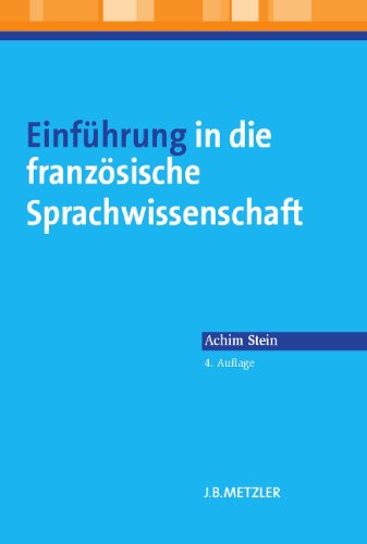  - Einführung in die französische Sprachwissenschaft