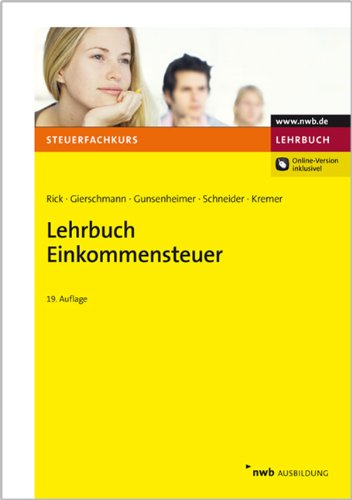  - Lehrbuch Einkommensteuer