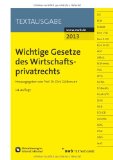  - Wichtige Wirtschaftsverwaltungs- und Gewerbegesetze