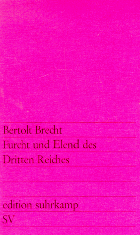  - Furcht und Elend des Dritten Reiches (edition suhrkamp)