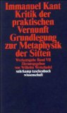  - Immanuel Kant Werkausgabe Band VIII: Die Metaphysik der Sitten